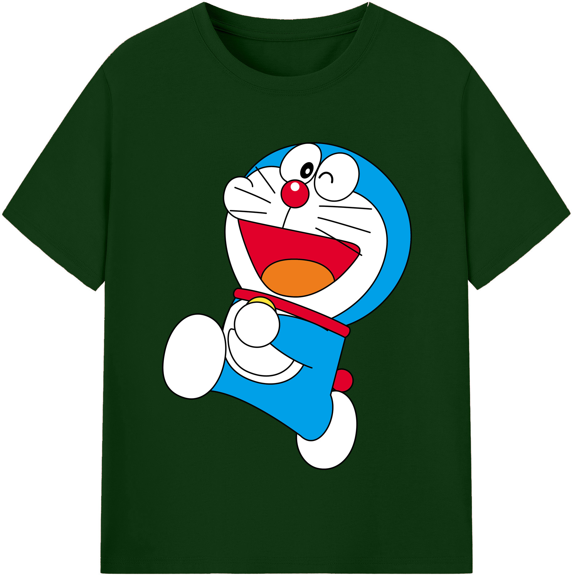（画像用） ドラえもん Doraemon 綿100％半袖Tシャツ（フロントプリント）